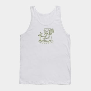 Squirrel Reading Tank Top